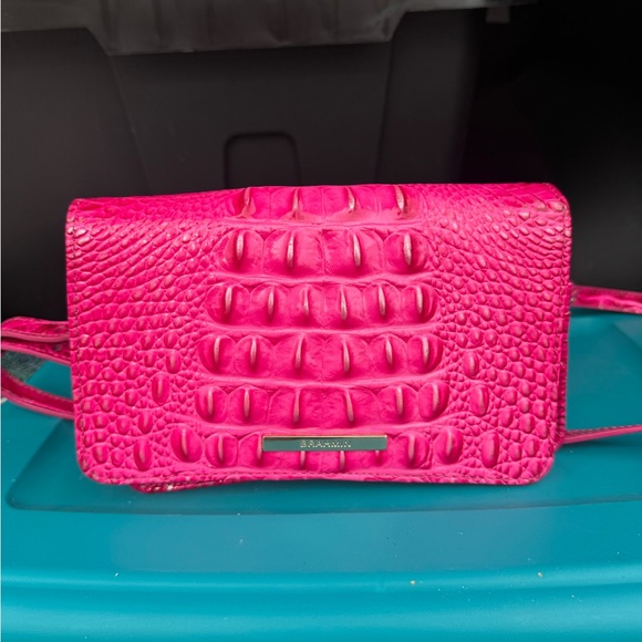 Brahmin Minuette Pink Leather Crossbody Bag - Picture 2 of 14